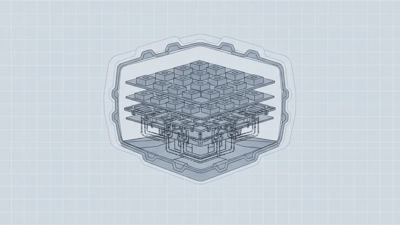 Sezione trasversale di un'antenna radar a matrice in fase in banda L