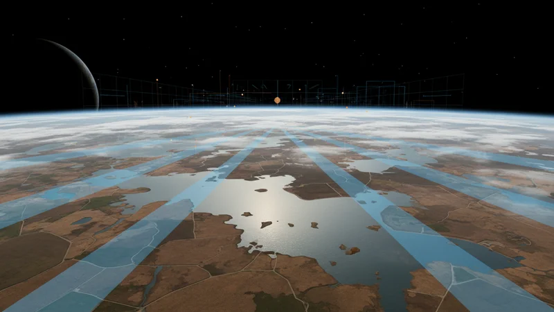 La Pampa allagata vista dall'orbita grazie ai raggi radar