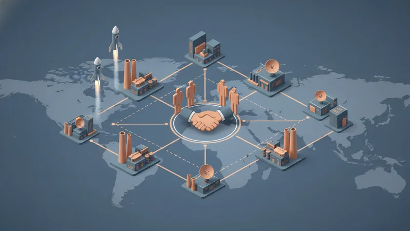 Commercial space partnerships bridging nations through industry channels