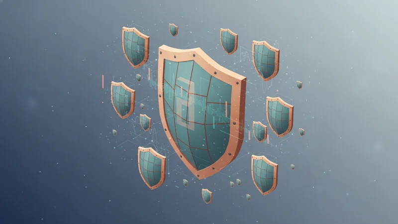 Insurance shield concept with varying sizes representing different national liability caps