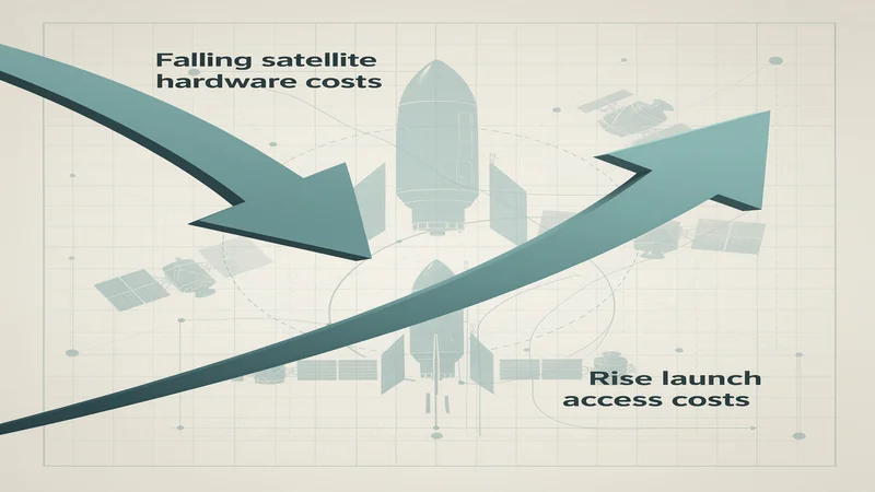 Curve di costo divergenti per l'hardware satellitare e l'accesso al lancio