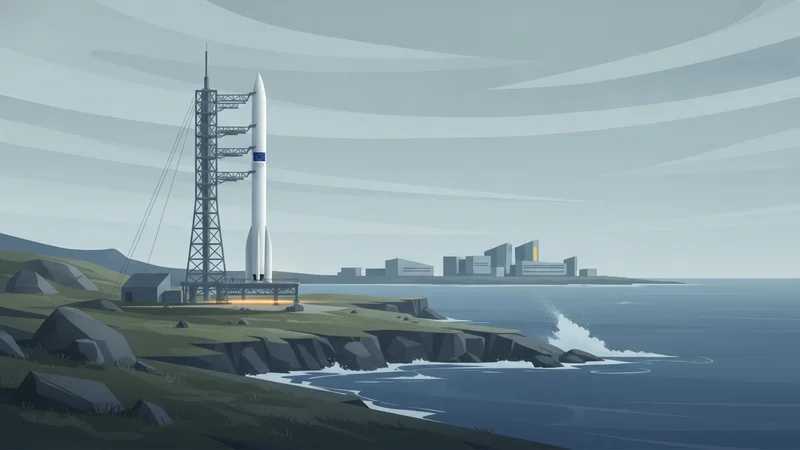 SaxaVord Spaceport on Unst, Shetland, with the ECSAT Harwell campus inset
